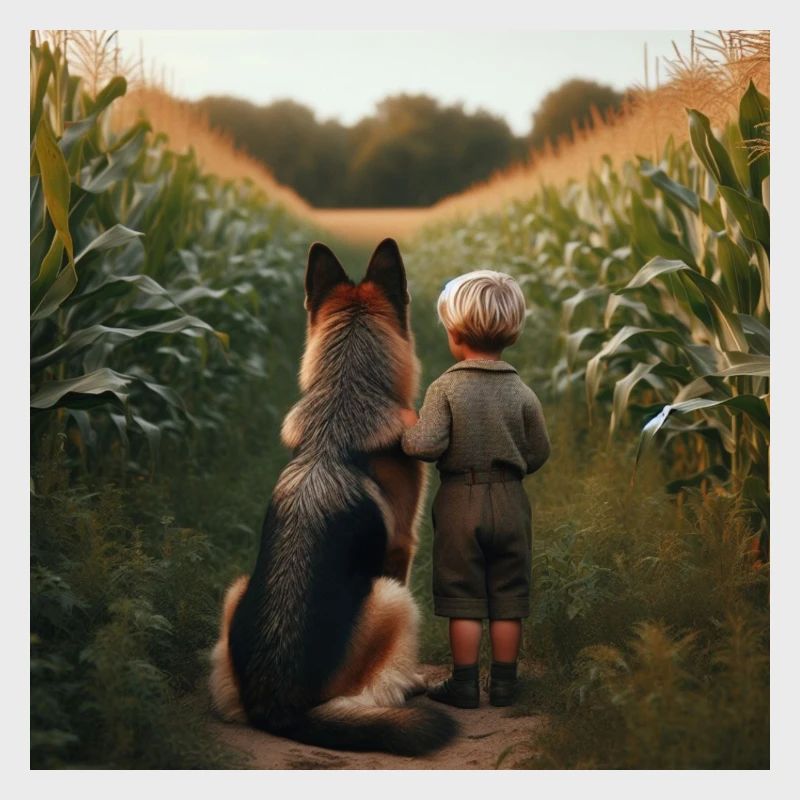 German Shepherd Art