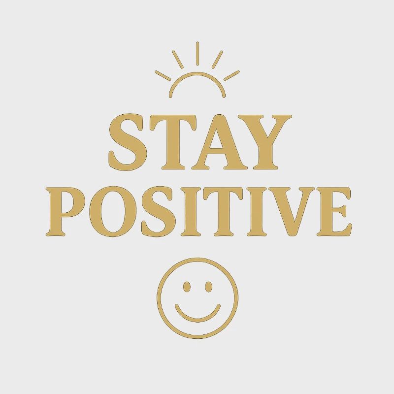 Bleiben Sie positiv