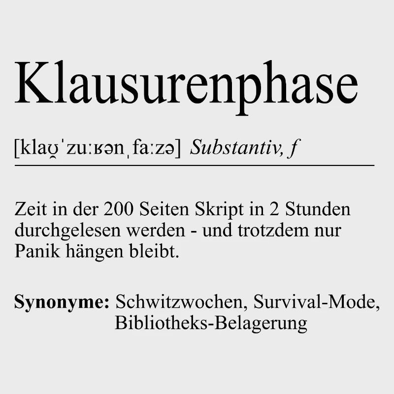 Unispruch « Phase d’examen » Cadeau, étudiants
