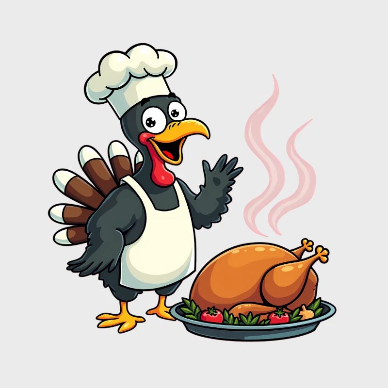 Cuisinier de dinde de Thanksgiving