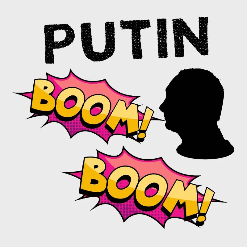 Putin BOOM COMIC-Buch Explosion der Farben