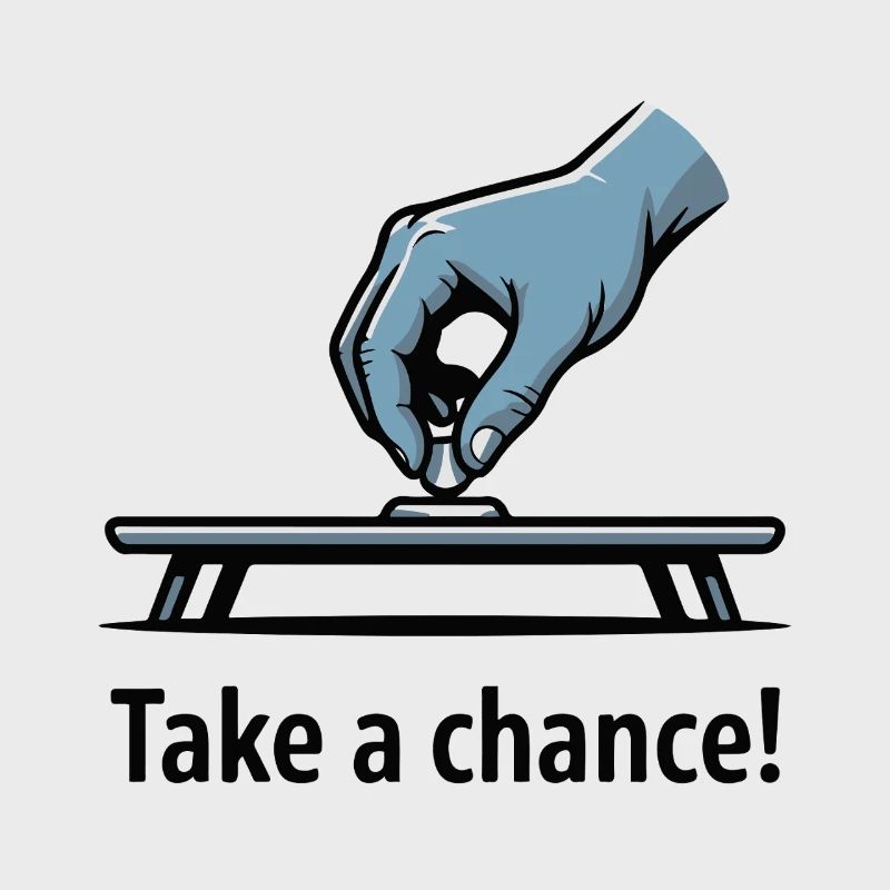 Graphique de la main Take a Chance