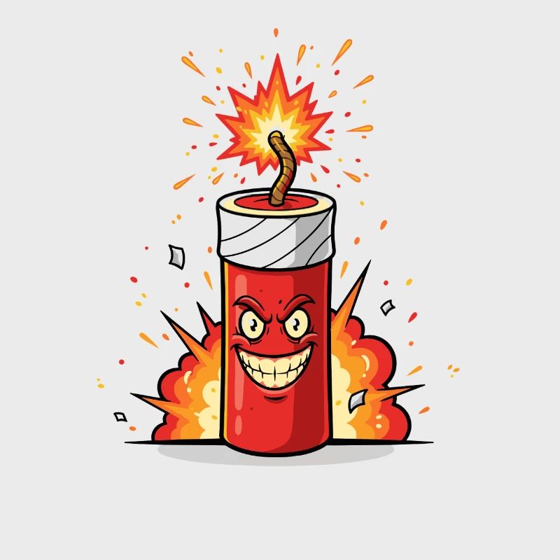 Angry Firecracker Comic