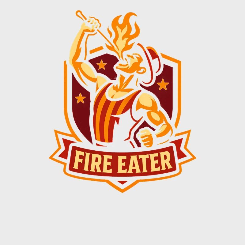 Circus Fire Eater Funny Children's Circus