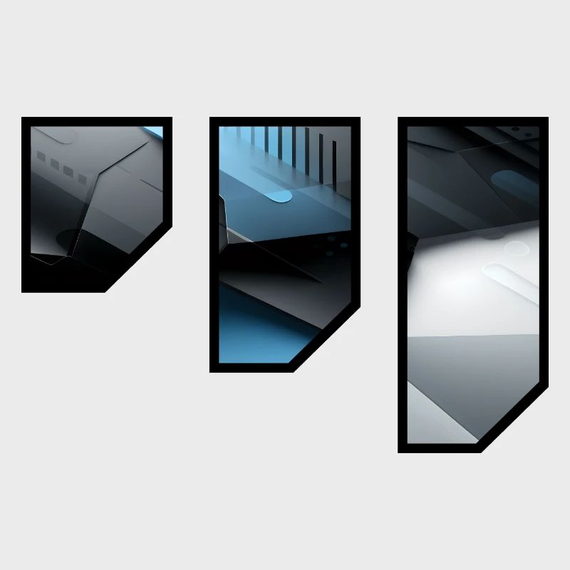 Futuristisches Techno Abstraktes Muster