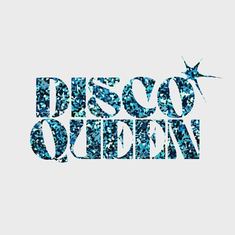 Disco Glitter Bulle Design graphique