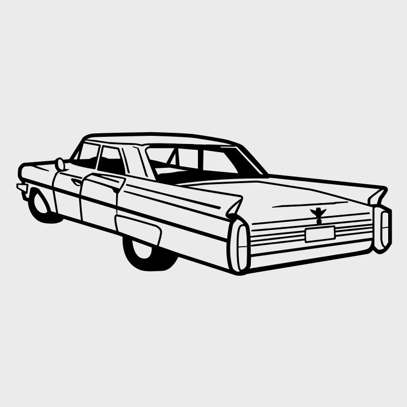 Caddy Vektor - Oldtimer, Low Rider