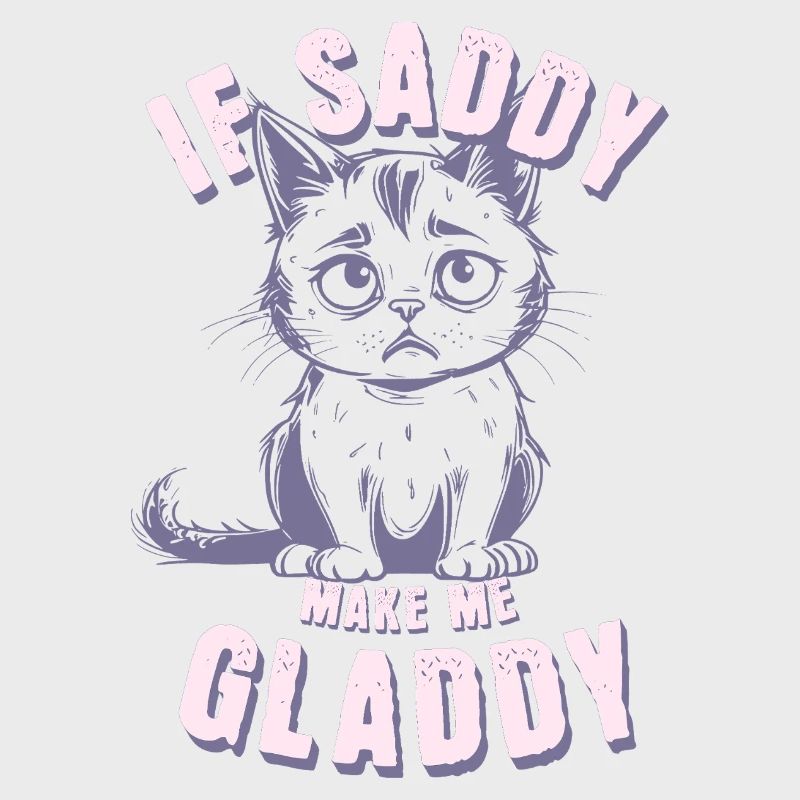 sad cat, if sad make me glad