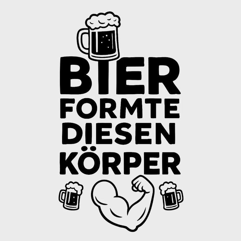 Bier formte diesen Körper