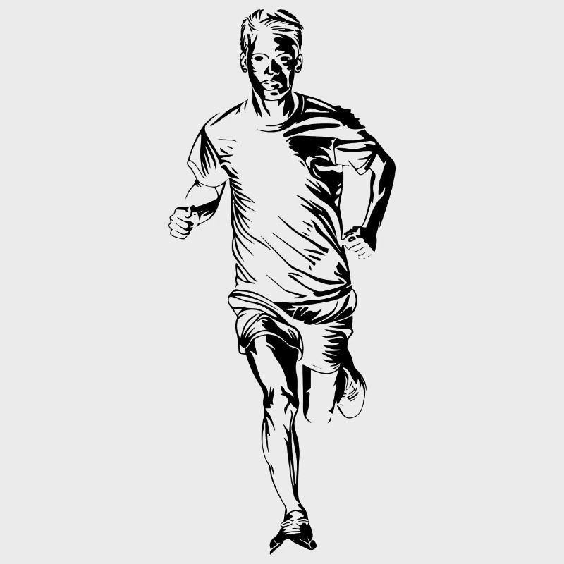 Jogger Drawing
