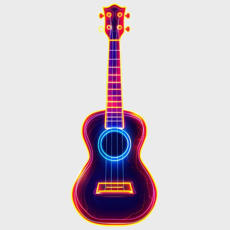 Retro Ukulele Synthwave