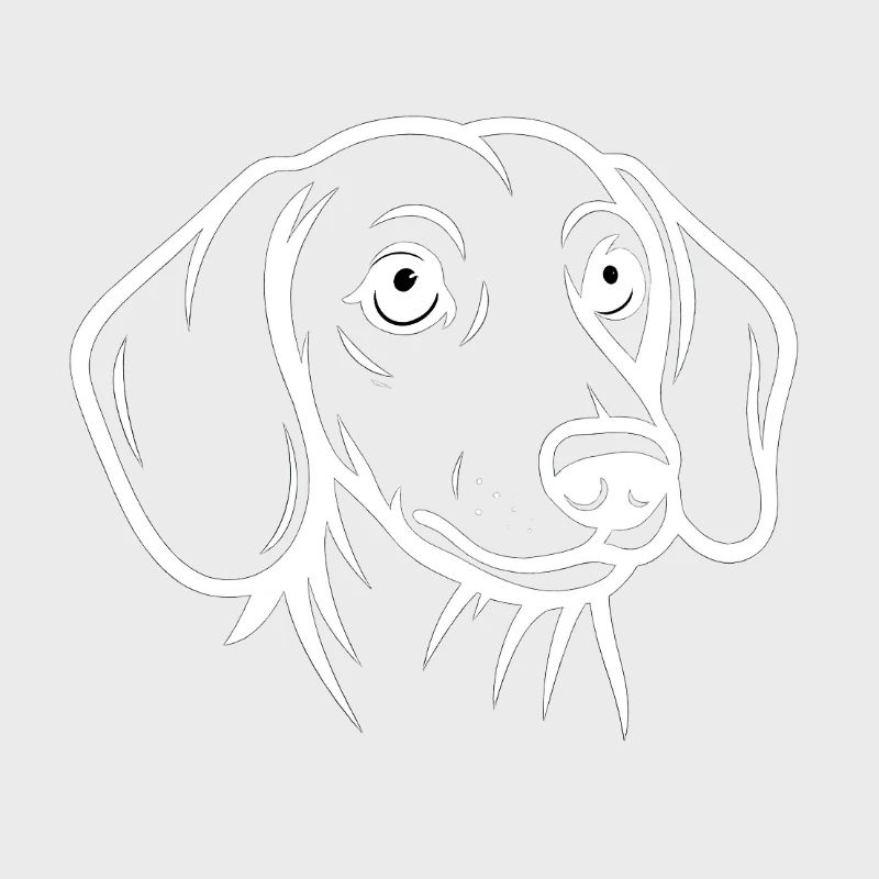 TinyPaws Black & White Edition Dackel Style w