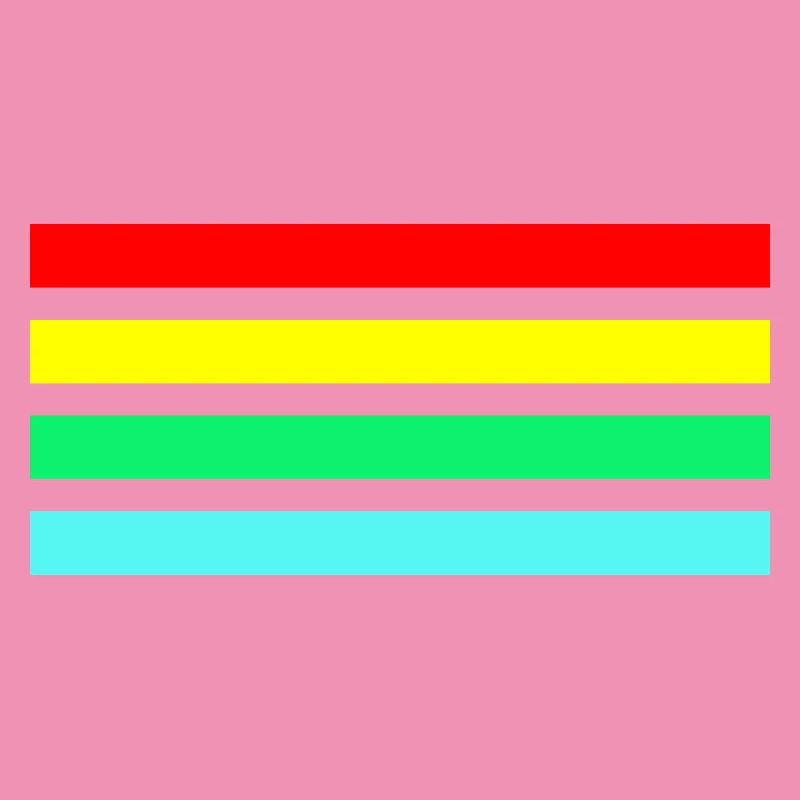 Retro neon arc stripe composition