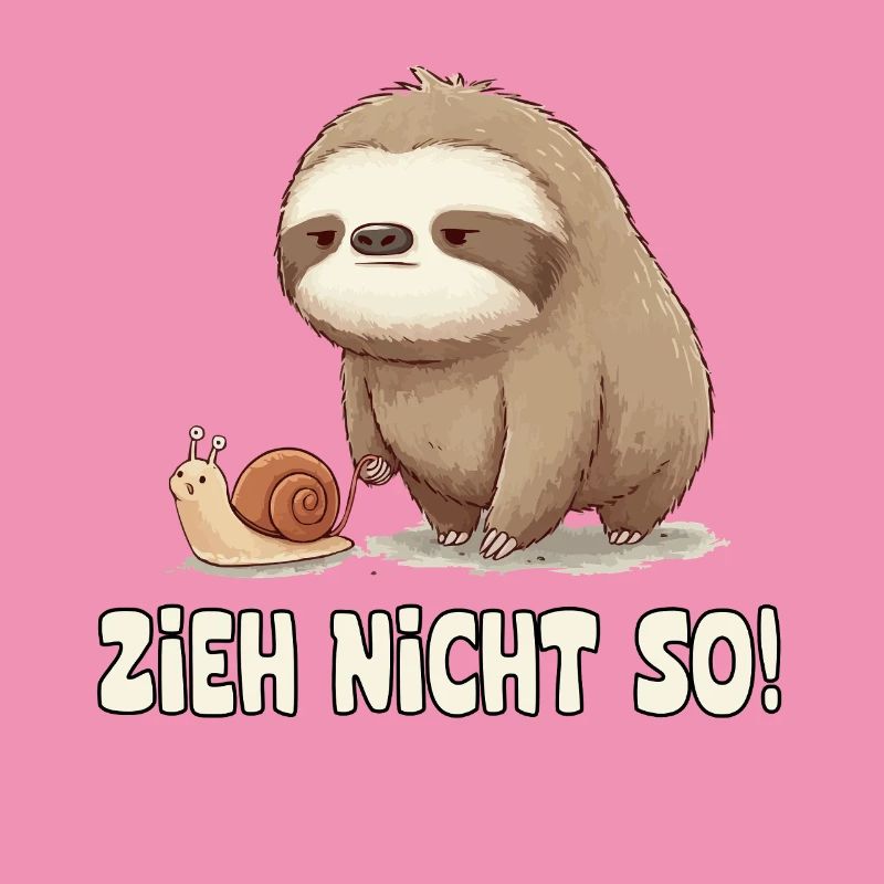 Pull Not So Sloth Cartoon