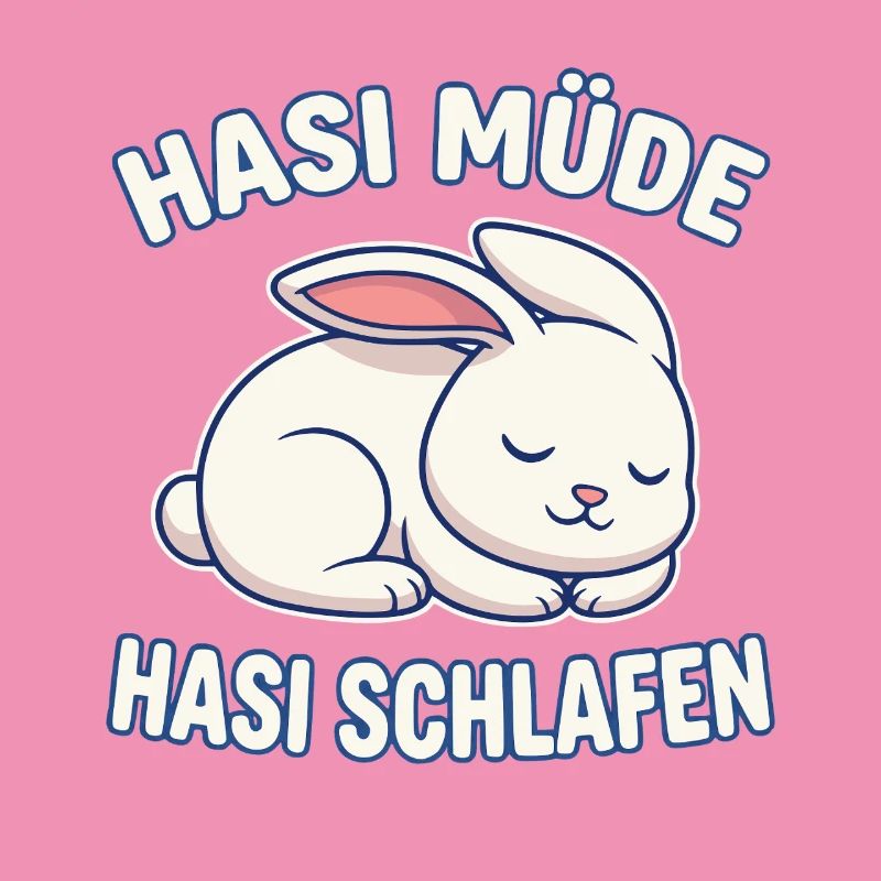 Lapin fatigué Lapin endormi