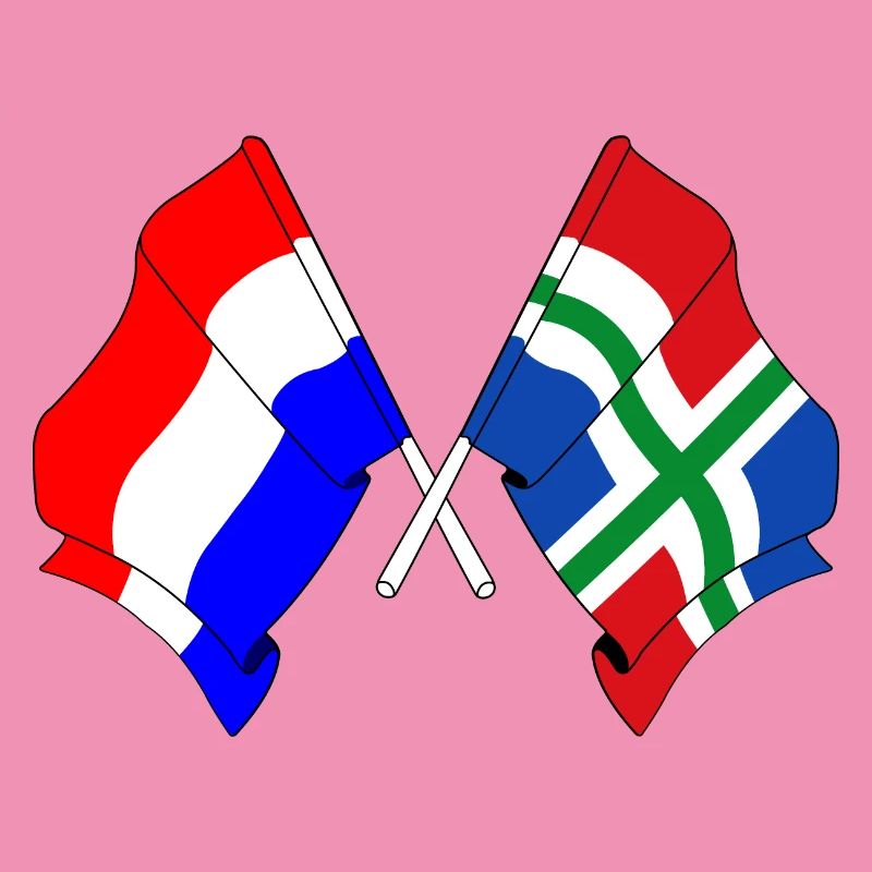 Drapeau Pays-Bas, Groningue