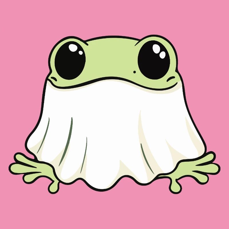 Frosch Halloween Geist