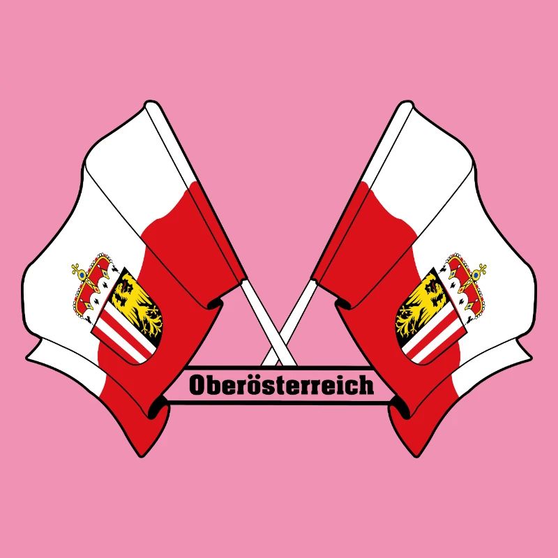 Upper Austria Flags with Name