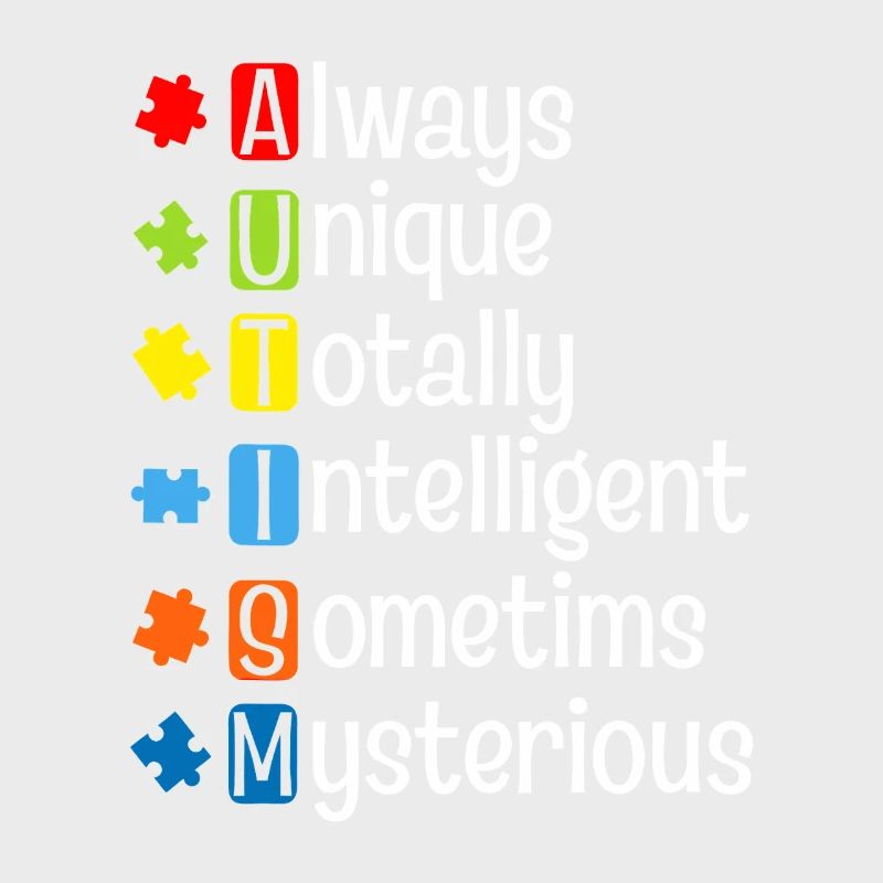 Autism Puzzle Pride: Unique Minds