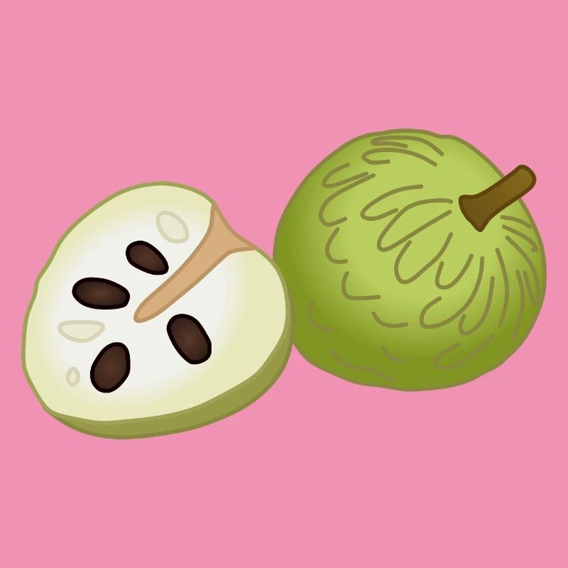 Puddingapfel-Scheibe Pop-Art