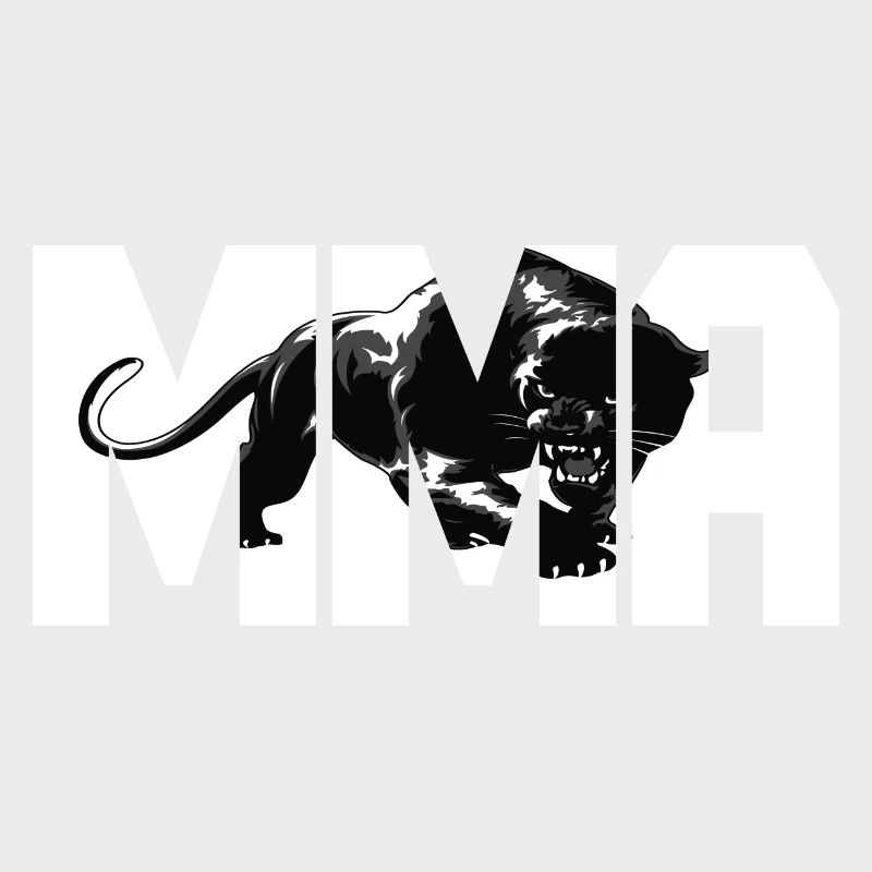 MMA Design mit einer Raubkatze