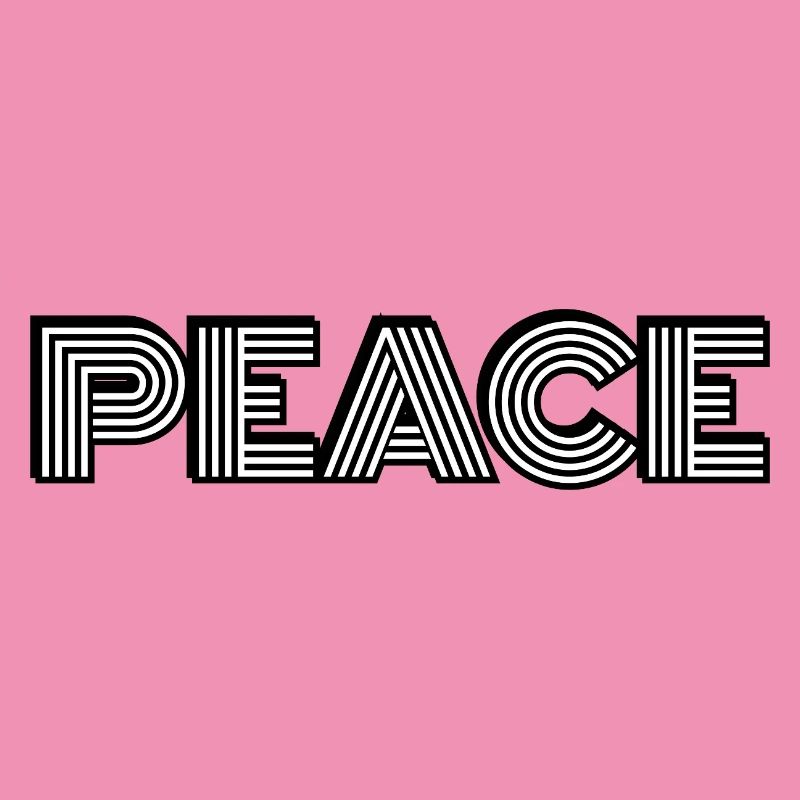 Peace Retro Bold Typography