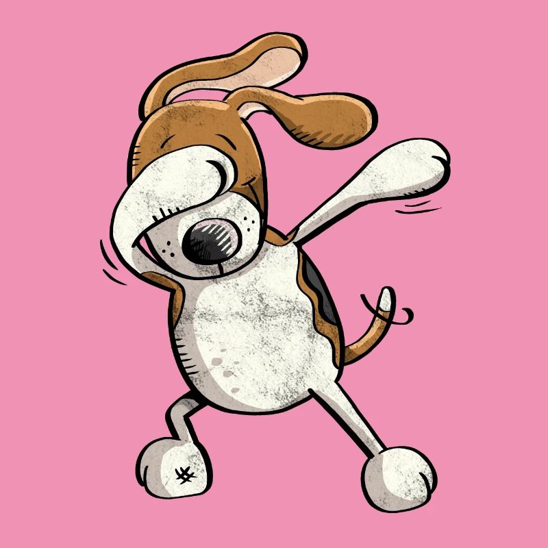 Cool Dab Beagle - Dog - Dabbing - Dance