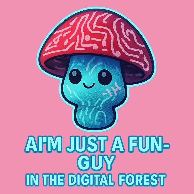Fun Guy in the Digital Forest