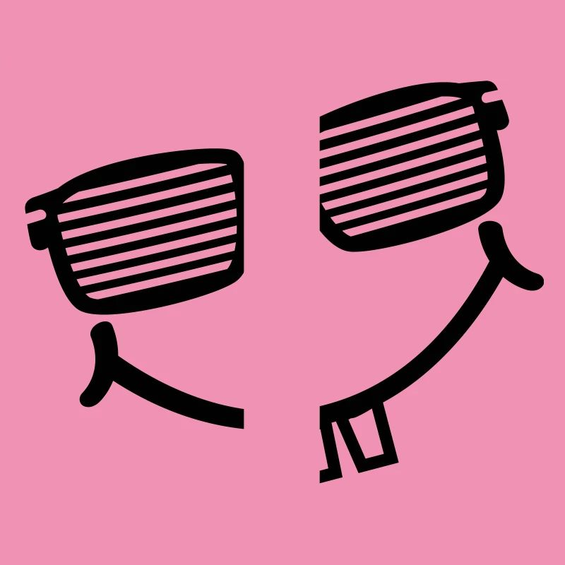 cool smiley with shutter shades