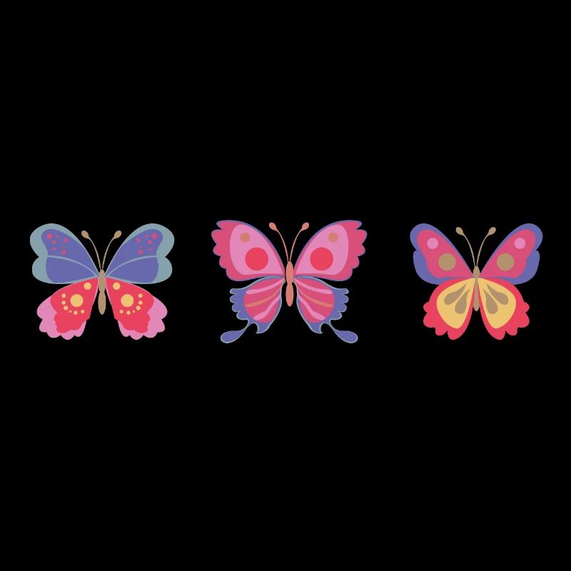 Variété de papillon coloré