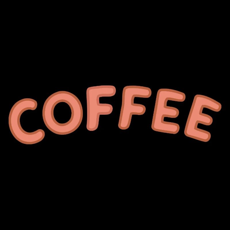 Kaffee-Letterpress-Bogen