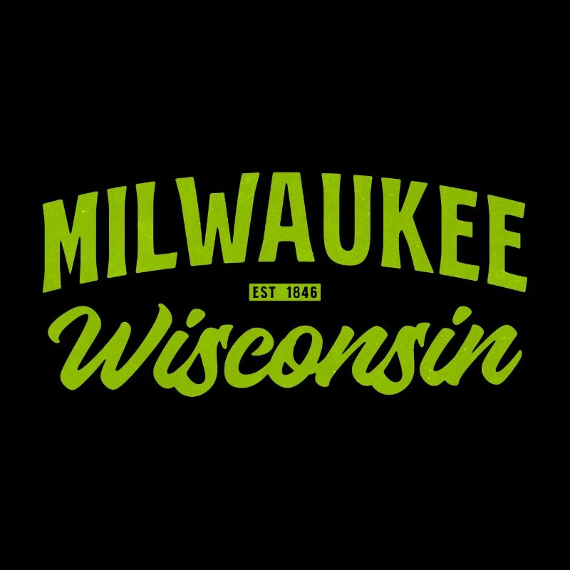 Milwaukee Wisconsin Vintage Script
