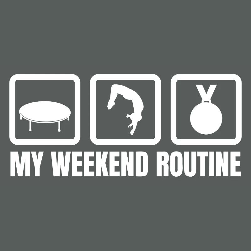 Routine du week-end trampoline
