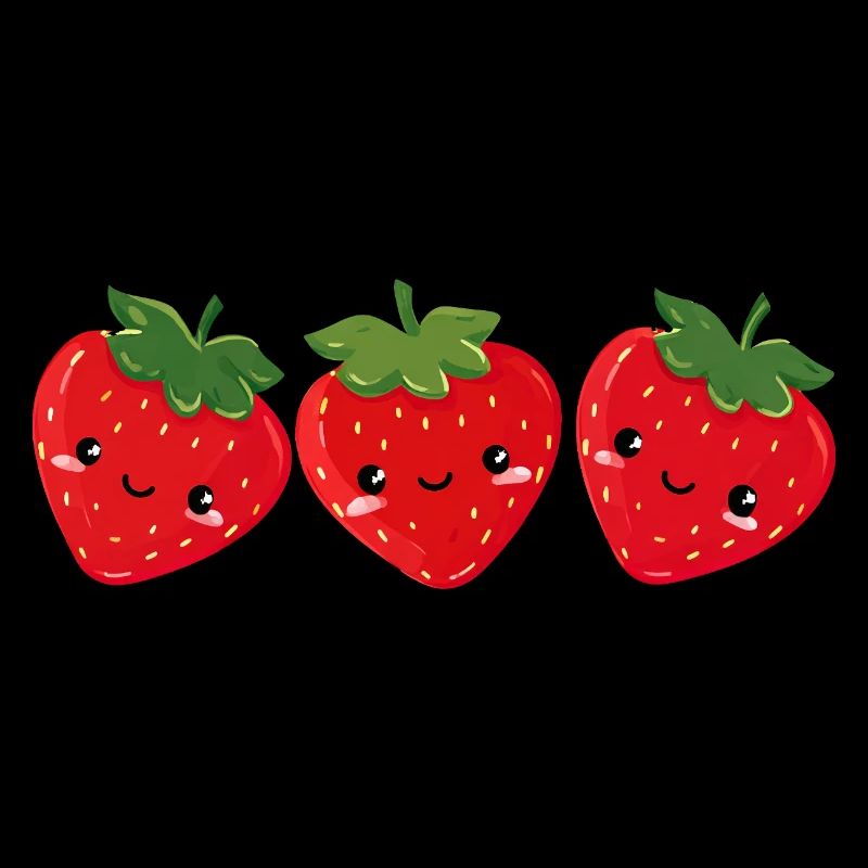 Erdbeeren Süße Gesichter