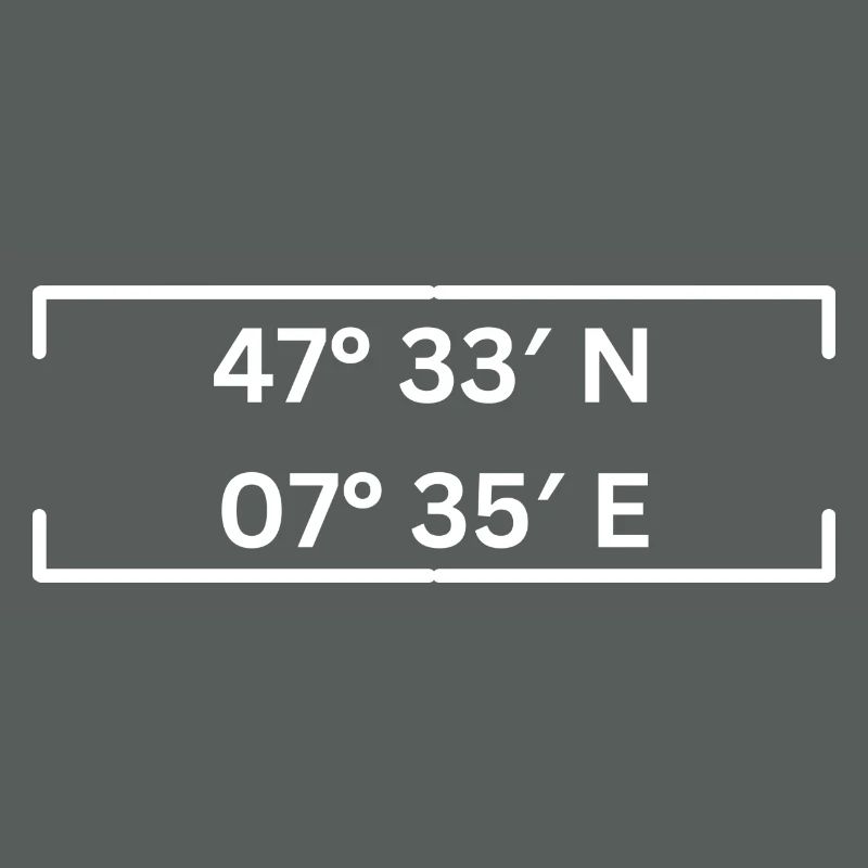 coordinates Basel Minimalist