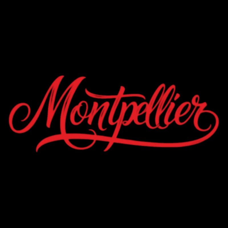Silhouette du paysage urbain de Montpellier