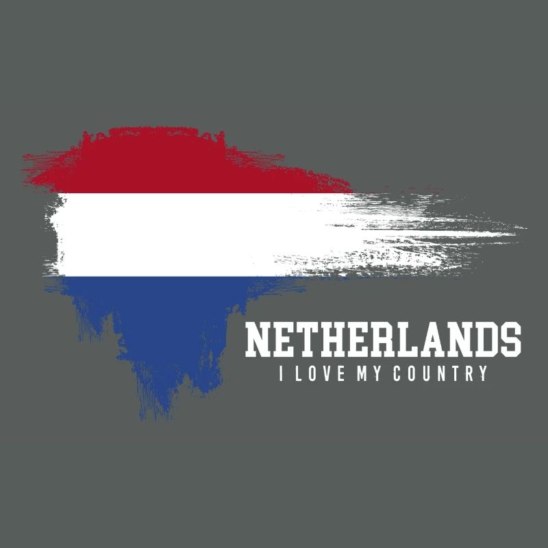 Netherlands Pride Brush Flag