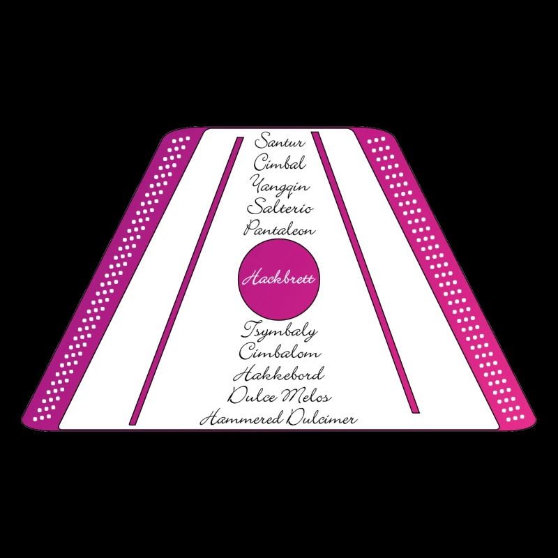 dulcimer pourpre rose