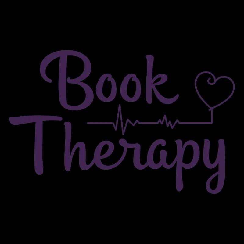 Book Therapy Bücher Lesen Spruch