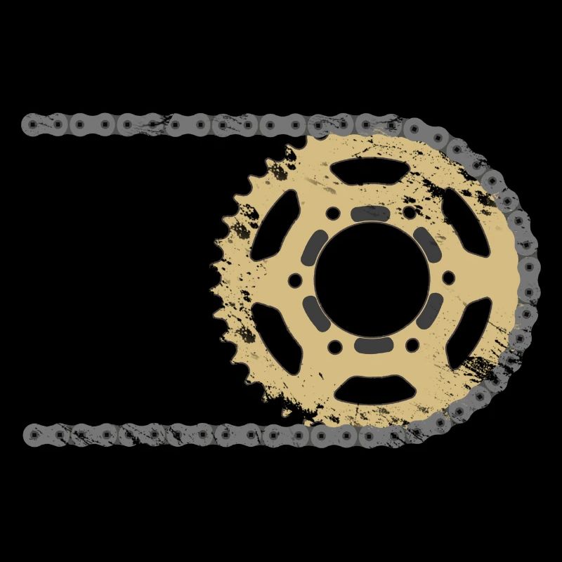 Ritzel Kette Verbund Risse