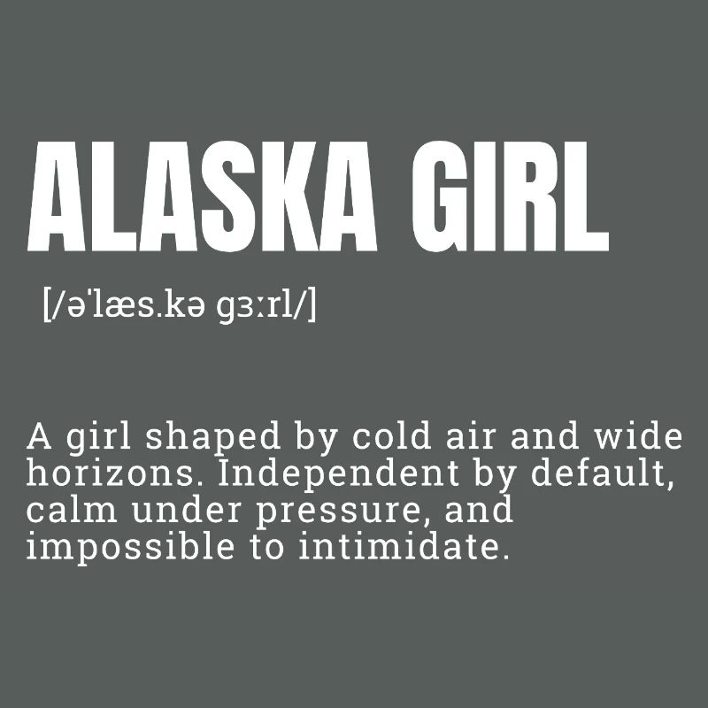 AlaskaGirl Bold Typography