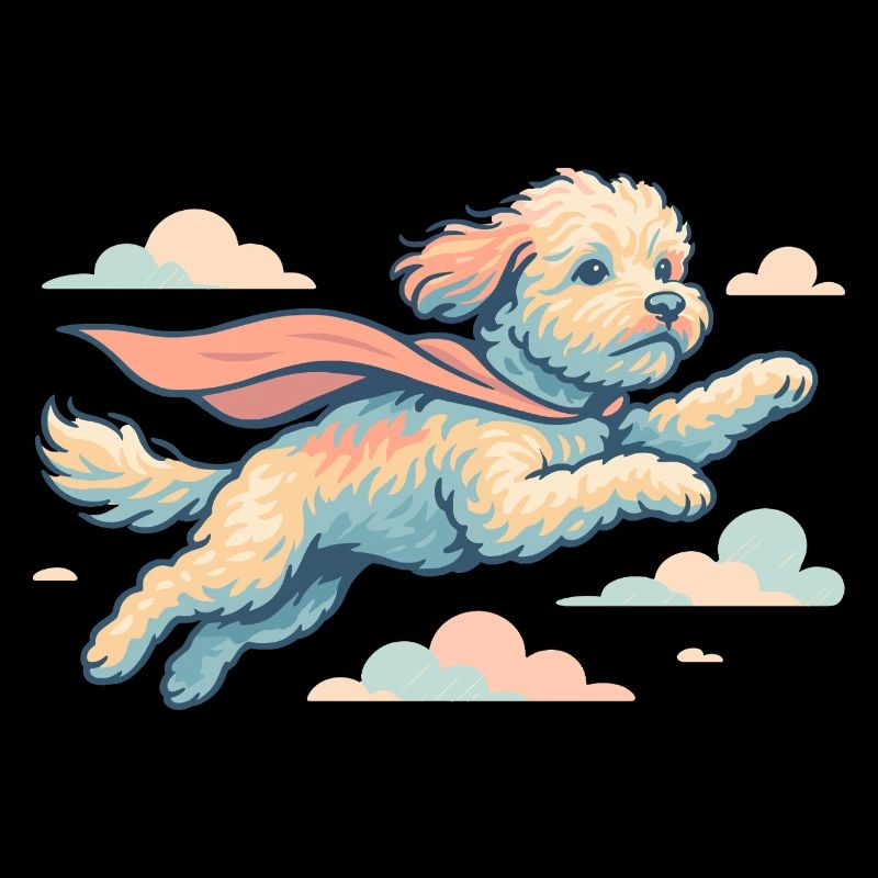 Super Hund Havapoo Cape Umhang Geschenk