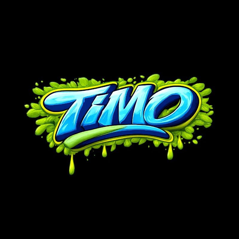 GRAFFITI NAME TIMO FOR PERFECT GIFT PRINTABLE