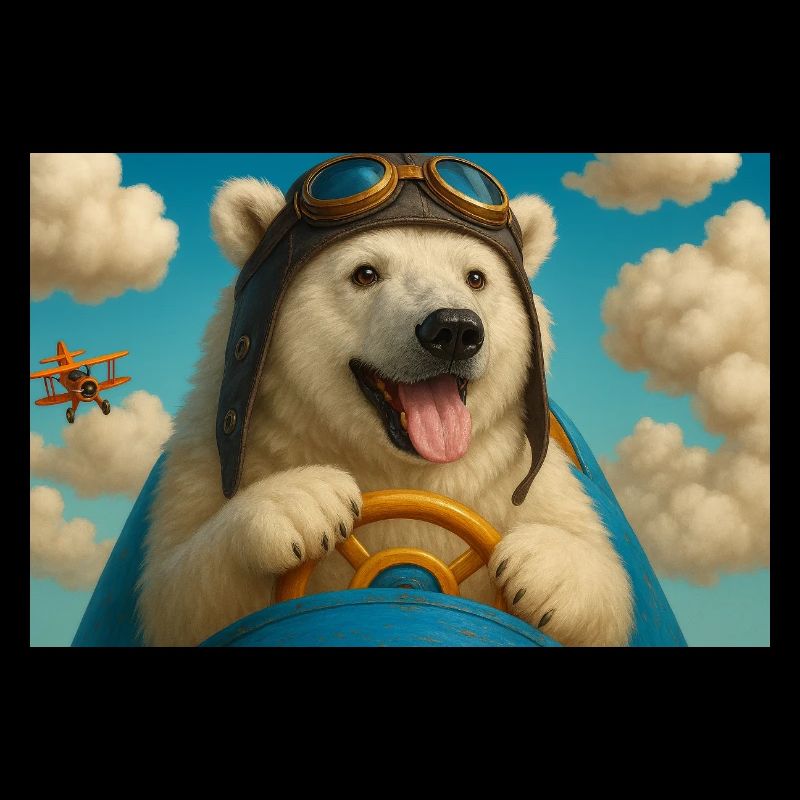 Aviator Dog begibt sich auf ein Abenteuer