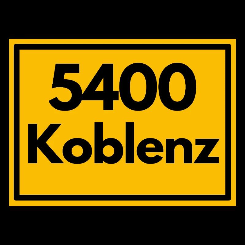 OLD POSTCODE POSTCODE RETRO 5400 KOBLENZ GERMAN