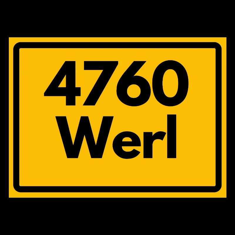 ALTE POSTLEITZAHL PLZ RETRO 4760 WERL