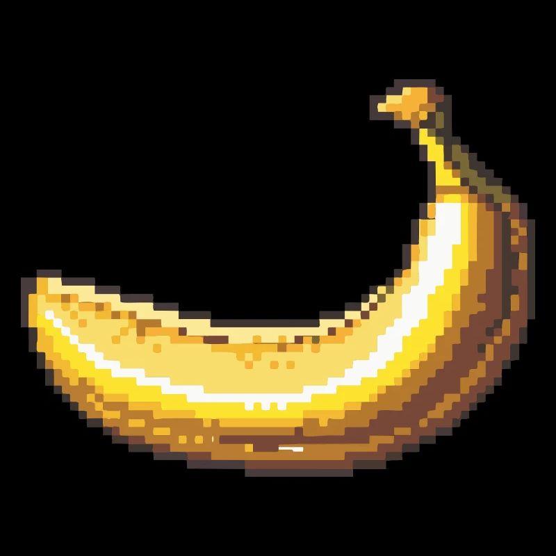 Pixel Banane Rétro Pixel Art