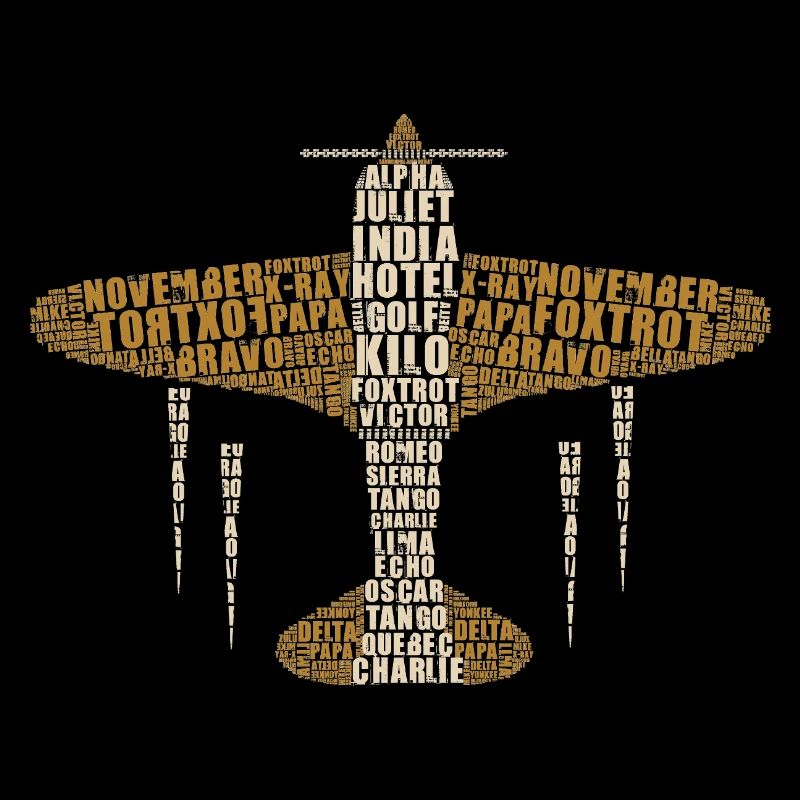 Phonetic Alphabet Pilot Aviation Shirt