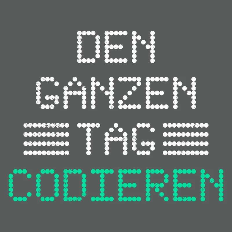 Nerd Computer DEN GANZEN TAG CODIEREN LUSTIG