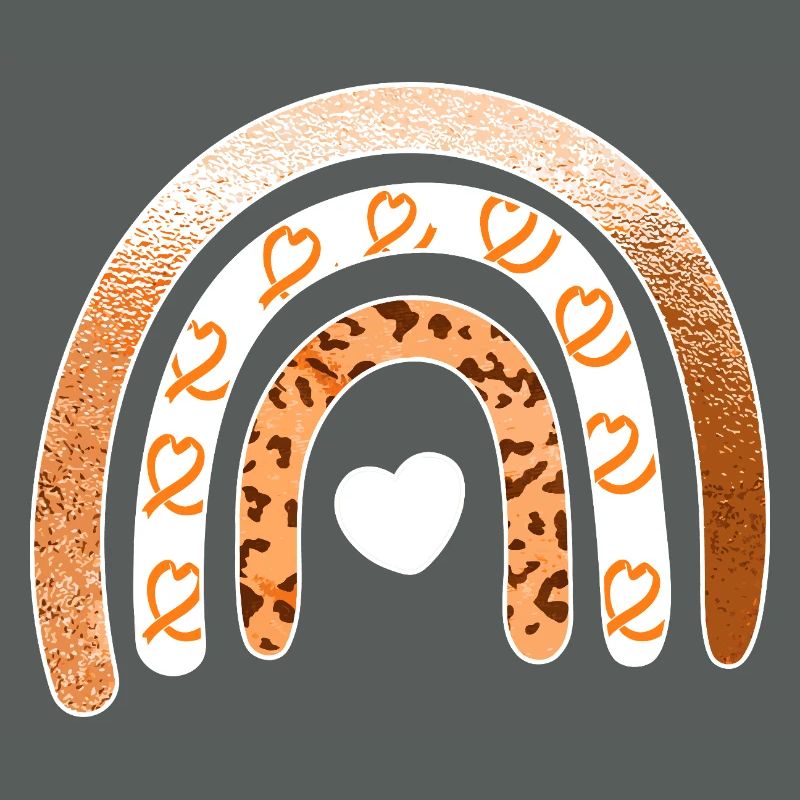 Leopard-Regenbogenherz-Arc